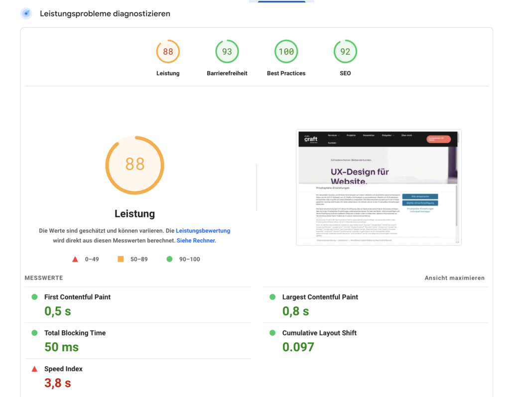 Google Page Speed Insights