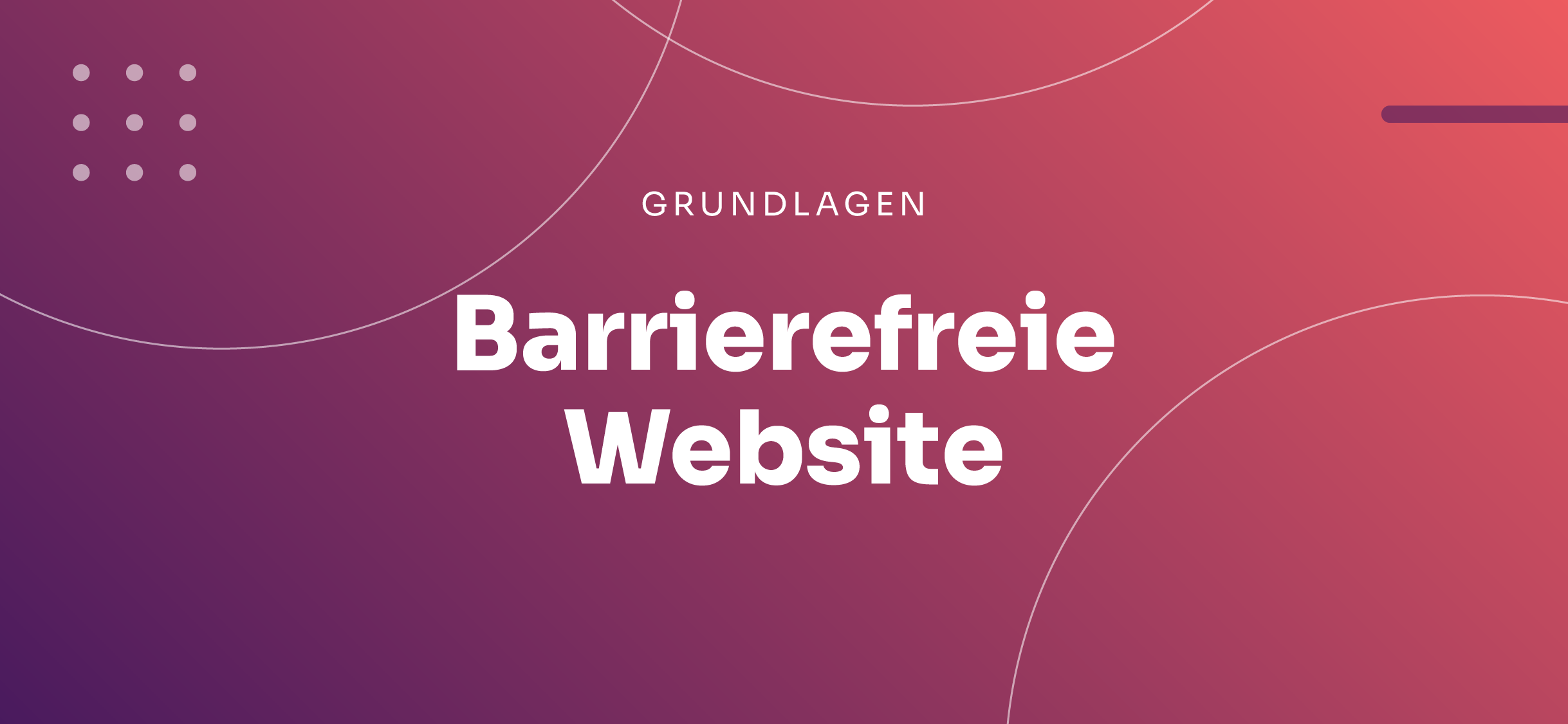 Barrierefreie Website Ratgeber
