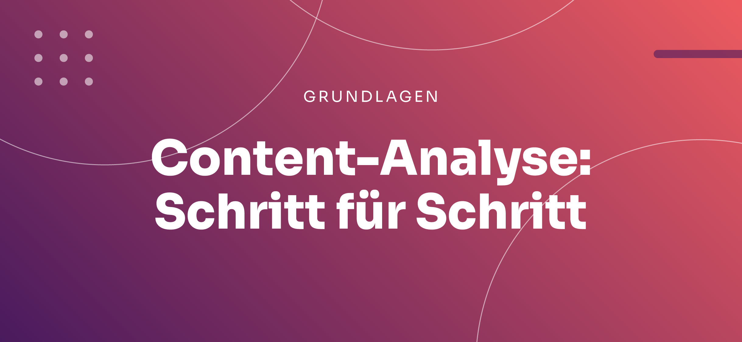 Content Analyse Ratgeber